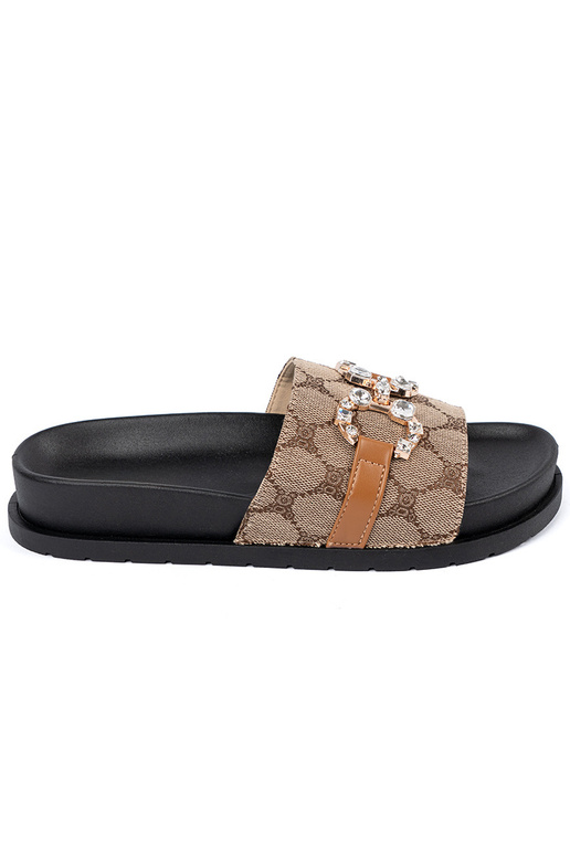 Black and-BroInn color slippers ze... Black and-BroInn color slippers ze...