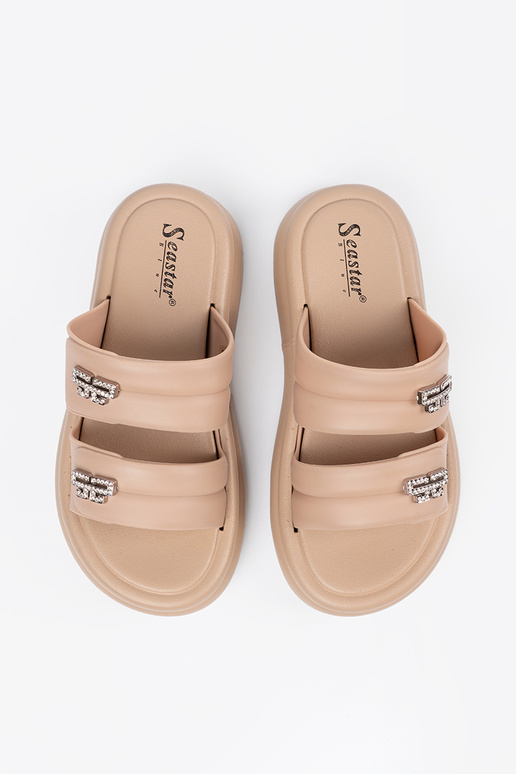 beige slippers Inomens Inith platform beige slippers Inomens Inith platform