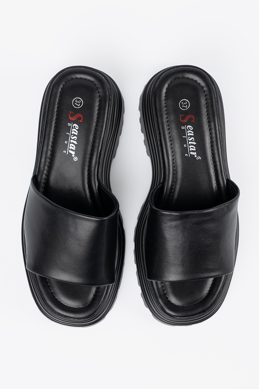 Slippers Inith platform black Slippers Inith platform black