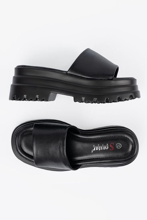 Slippers Inith platform black Slippers Inith platform black