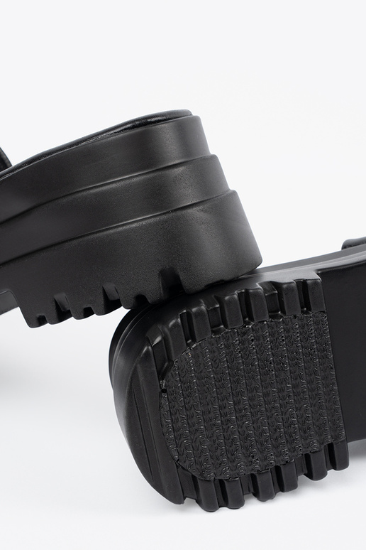 Slippers Inith platform black Slippers Inith platform black