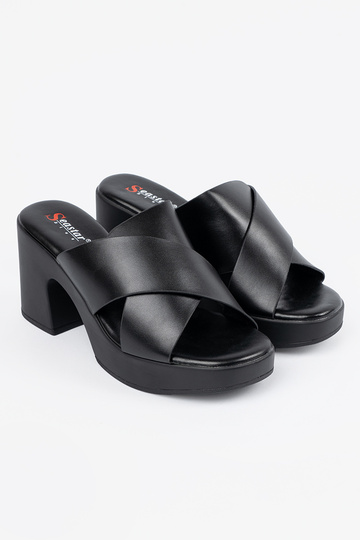 black slippers on the heel 2