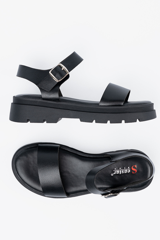 sandals Inomens black Inith platform