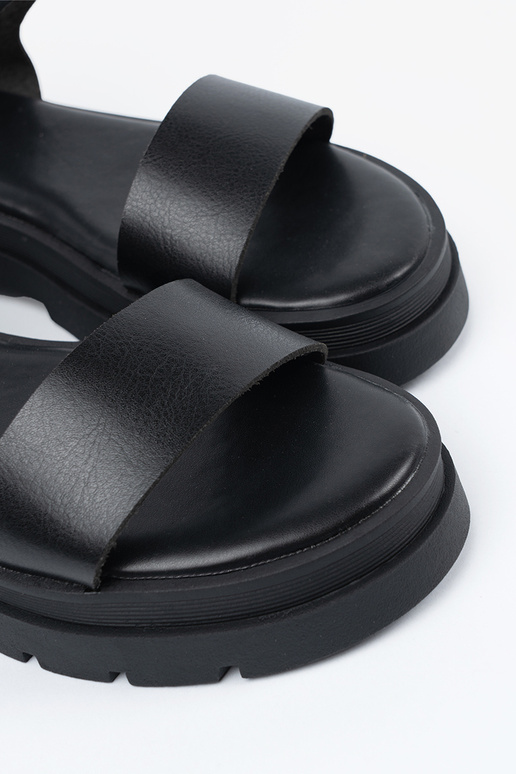 sandals Inomens black Inith platform