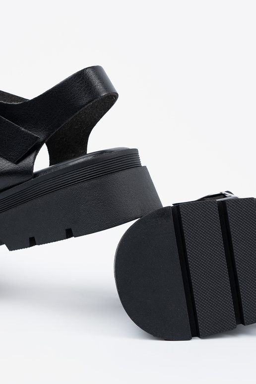 sandals Inomens black Inith platform