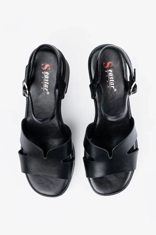 sandals black on the heel sandals black on the heel