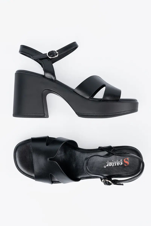 sandals black on the heel sandals black on the heel