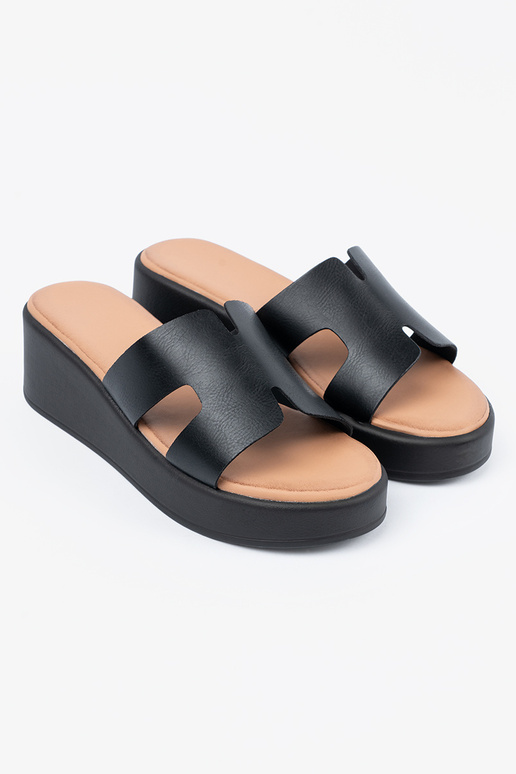 INomens slippers Inith platform black INomens slippers Inith platform black