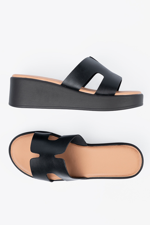 INomens slippers Inith platform black INomens slippers Inith platform black