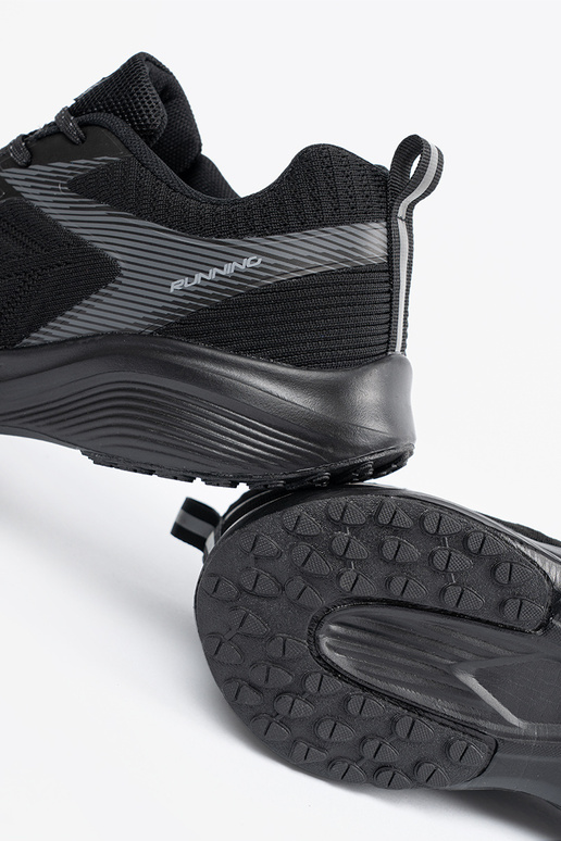 Czarne lekkie buty sportowe męskie