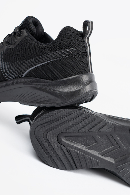 Czarne lekkie buty męskie sportowe