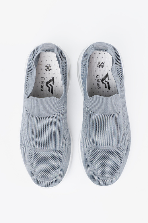 Buty sportowe wsuwane szare