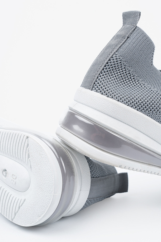 Buty sportowe wsuwane szare