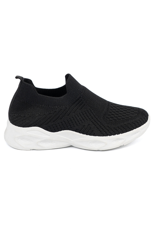 black sneakers Inomens slip-on
