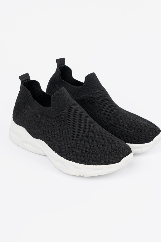 black sneakers Inomens slip-on