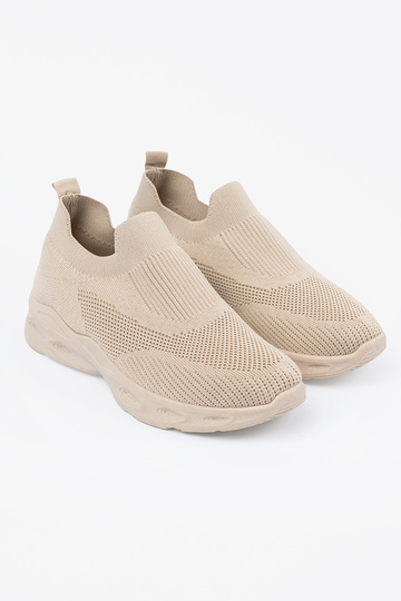 Easy sneakers slip-on beż 2
