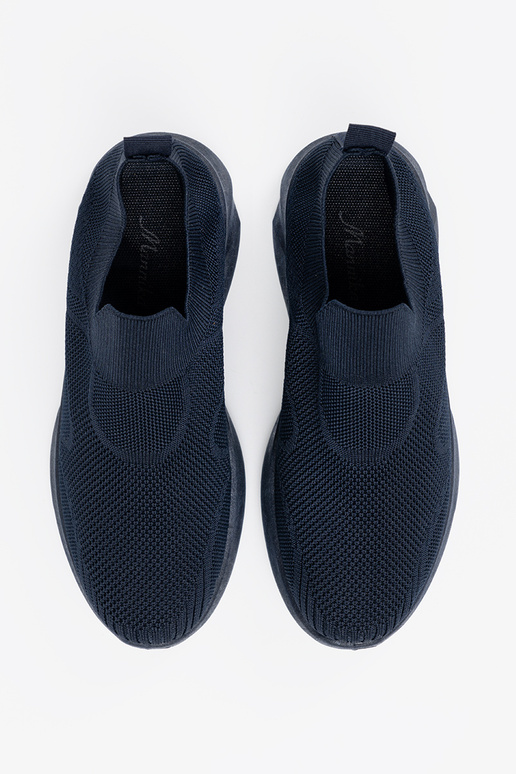 Damskie wsuwane buty sportowe granatowe