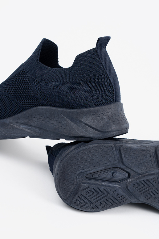 Damskie wsuwane buty sportowe granatowe