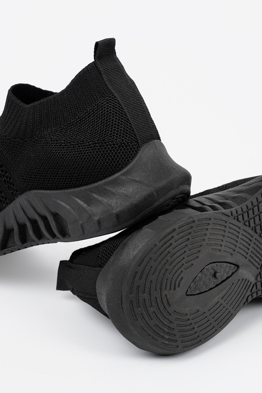 Damskie wsuwane buty sportowe czarne