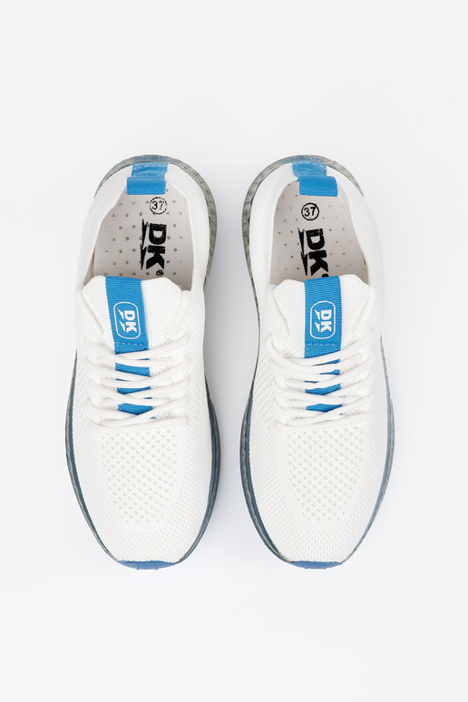 INhite color sneakers z niebieską... INhite color sneakers z niebieską...