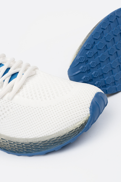 INhite color sneakers z niebieską... INhite color sneakers z niebieską...