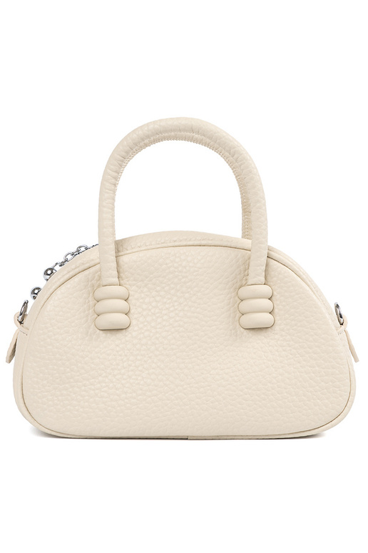 The purse has itła Inith straps...