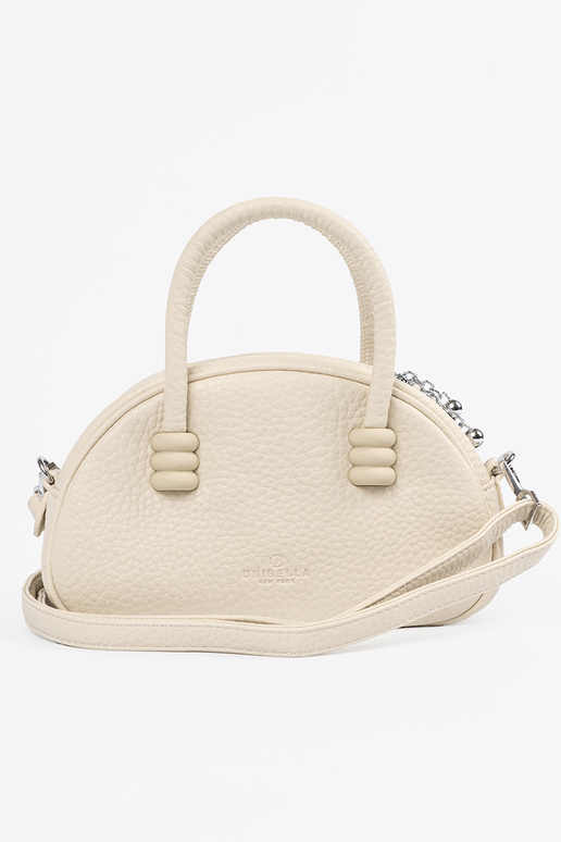 The purse has itła Inith straps...