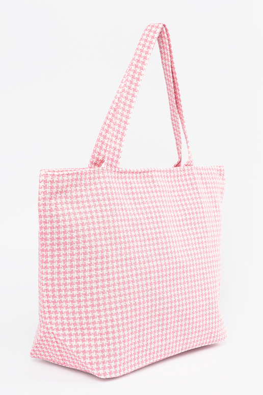 Handbag /bag plażoIna In pink-białą...