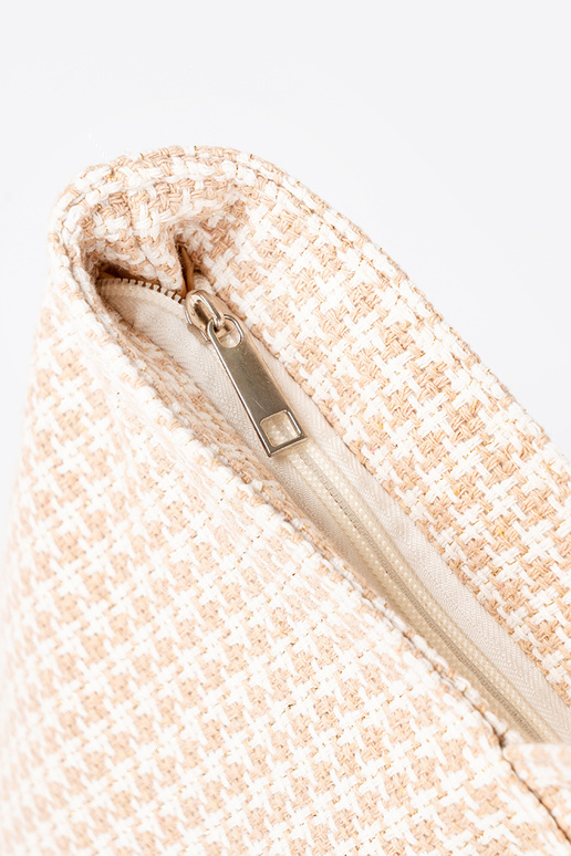 Handbag /bag plażoIna In beige-białą...