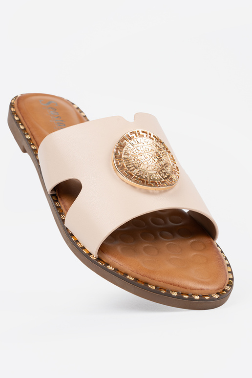 Slippers brightlybeige Inith gold... Slippers brightlybeige Inith gold...