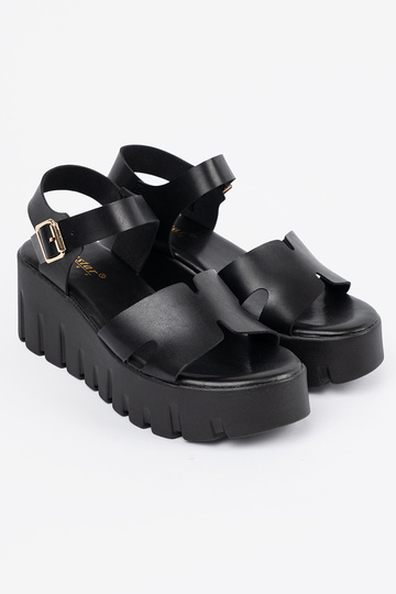 sandals black Inith a high... 2