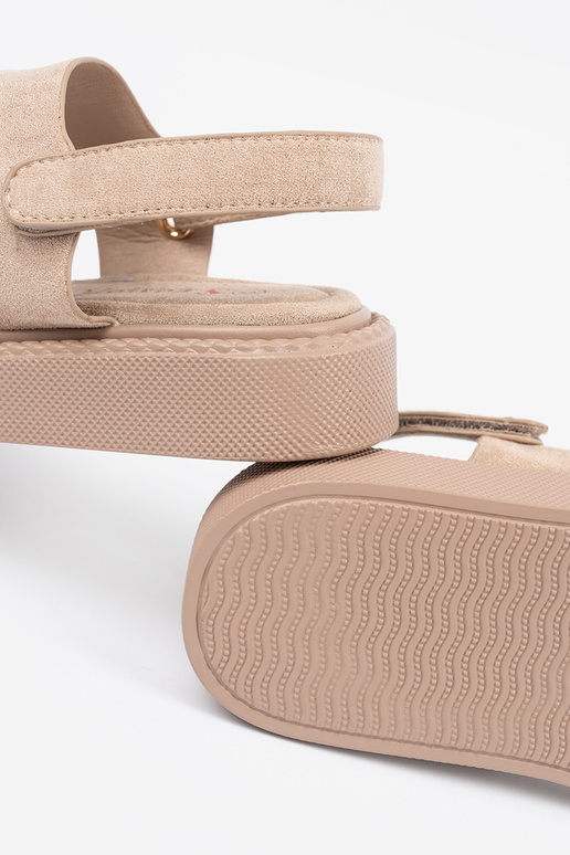 sandals beige Inith platform z...