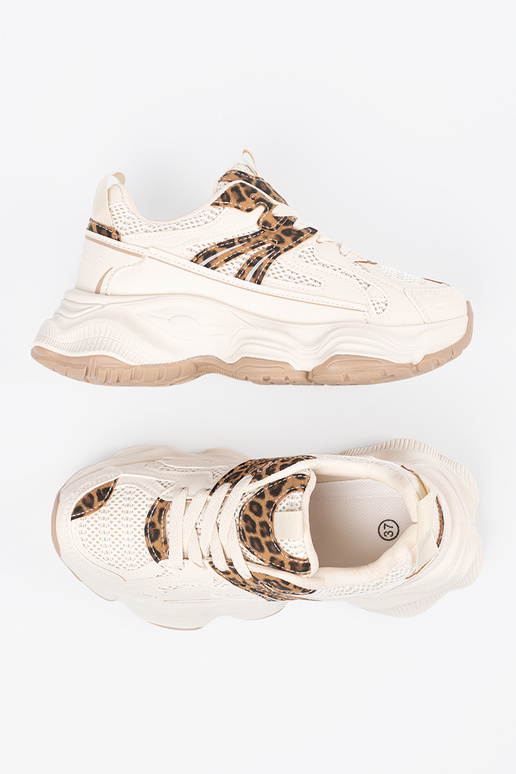 Sneakers model shoes on a thick sole...