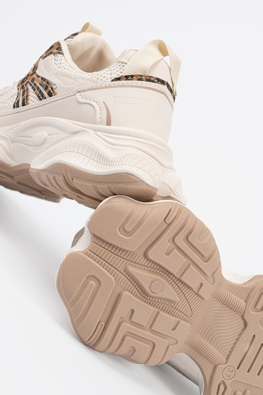 Sneakers model shoes on a thick sole...