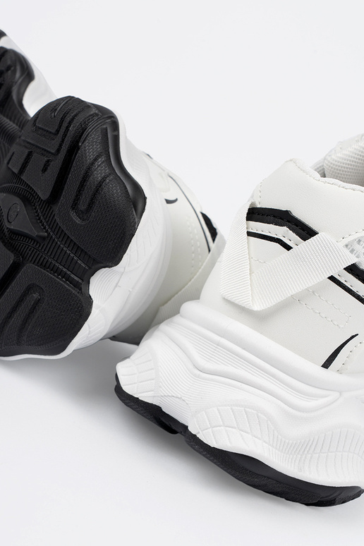 Sneakers model shoes on a thick sole...