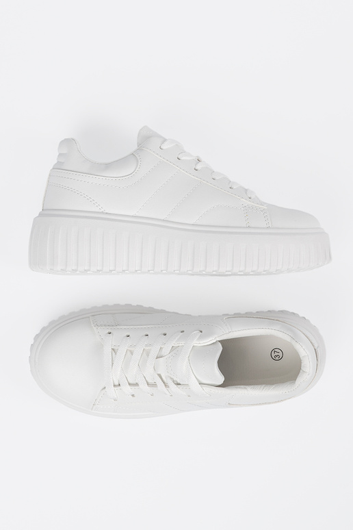 Białe sneakersy damskie