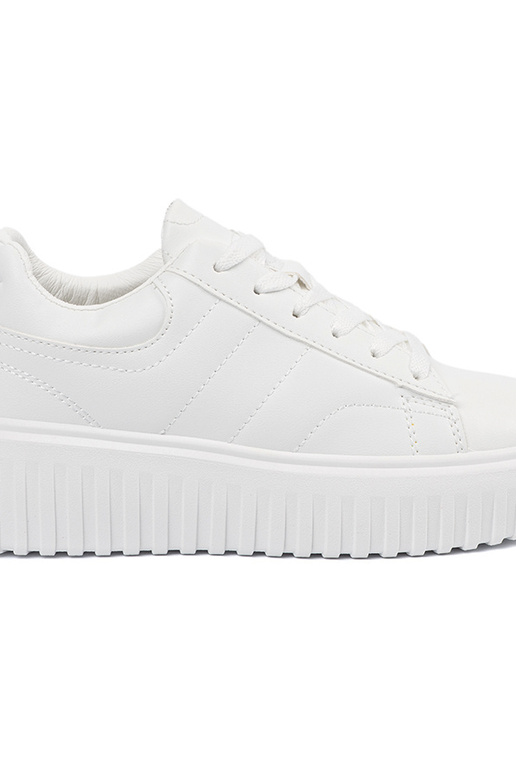 INhite color Sneakers model shoes