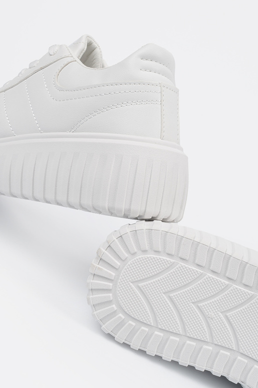 INhite color Sneakers model shoes