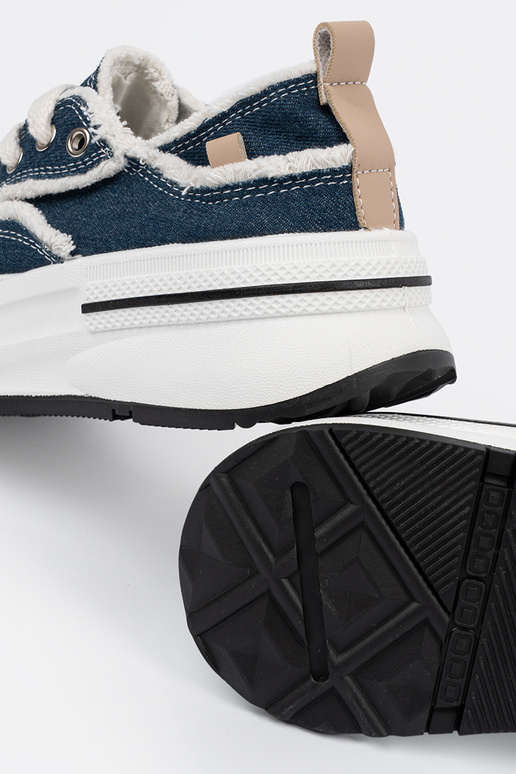 dark blue INomens boots z Inhite...