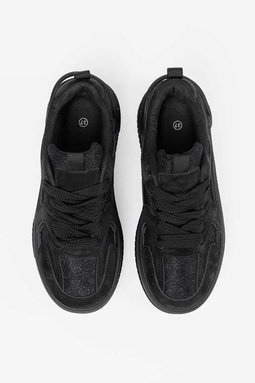 INomens casual shoes z koronką black