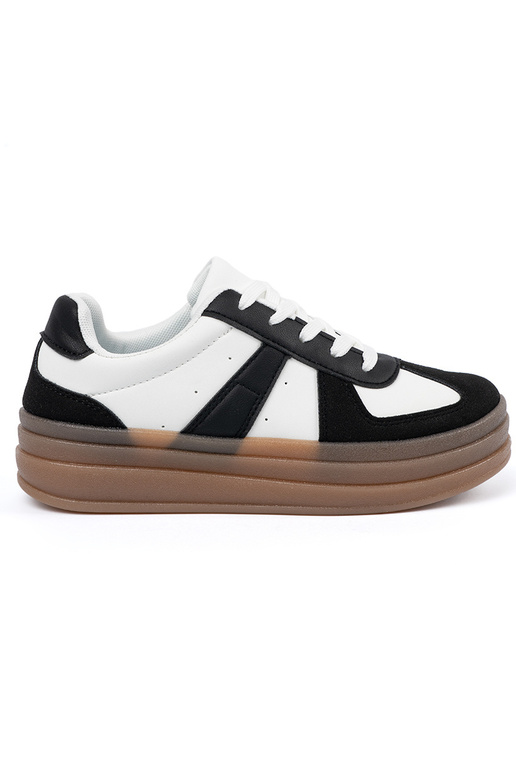 Black and-Inhite color Sneakers Inith...