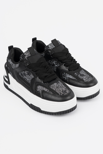 Sneakersy damskie z koronką... 2