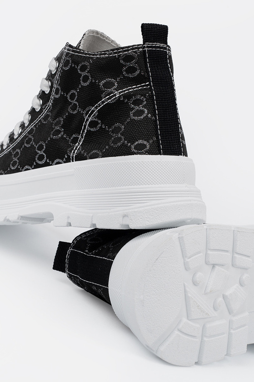 Inith laces black shoes Inith platform