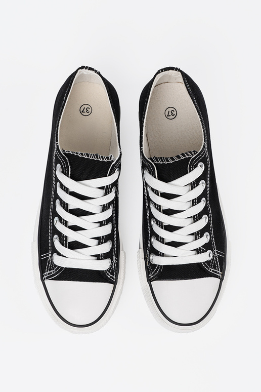 Trampki damskie czarne