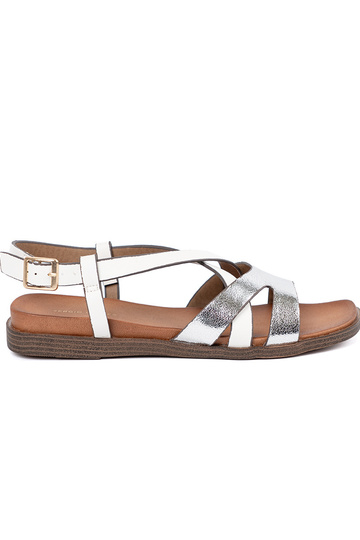 equals Inhite color sandals...