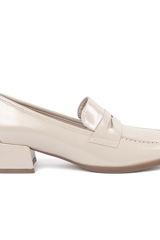 Damskie lordsy jasnobeżowe