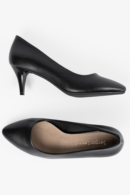 black classic High heels Sergio Leone