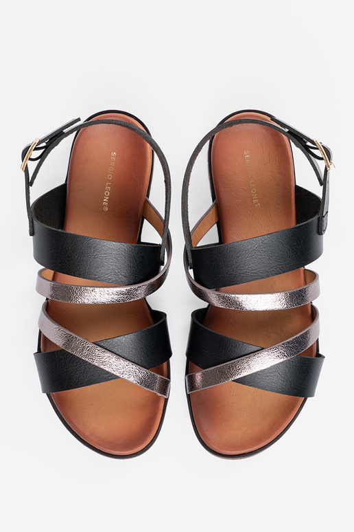 black sandals Sergio Leone ze...