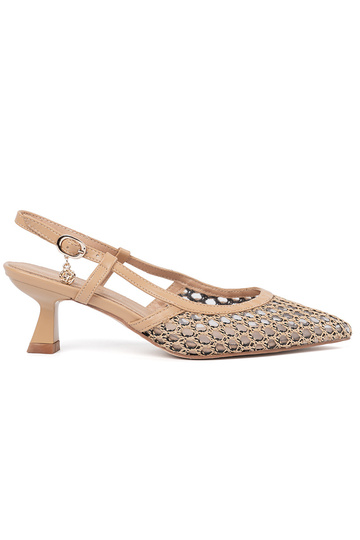 beige High heels openInork...