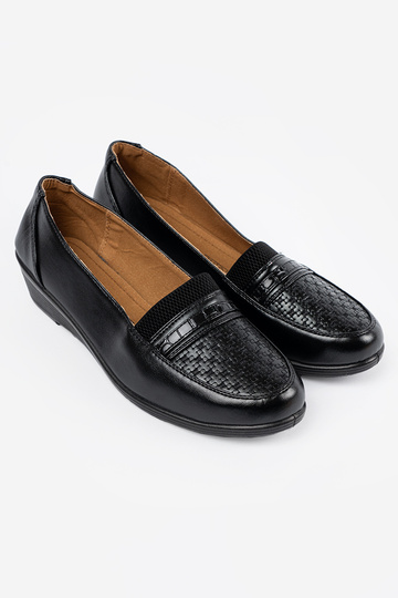 black slip-on shoes classic 2